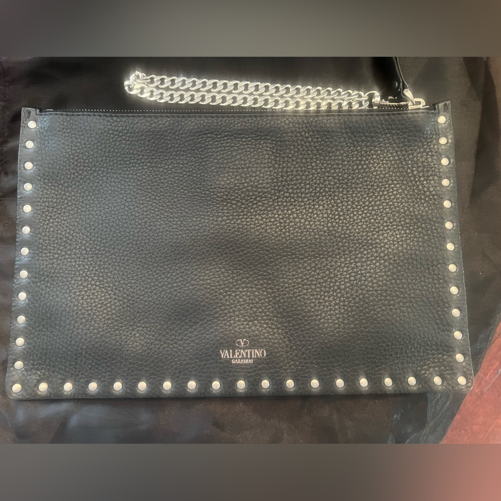 🖤VALENTINO🖤ROCKSTUD turquoise stone clutch - Picture 2 of 9